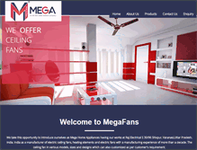 Tablet Screenshot of megafans.in